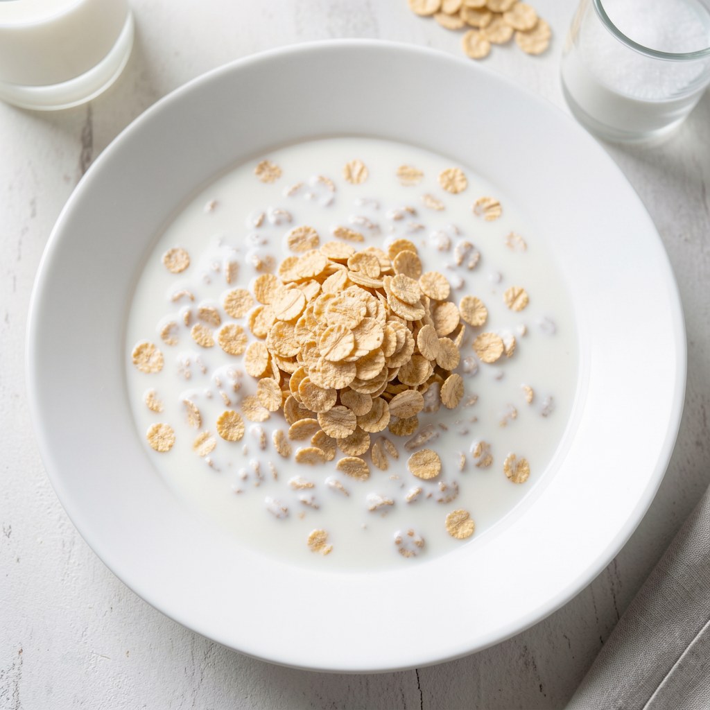 Płatki owsiane na mleku