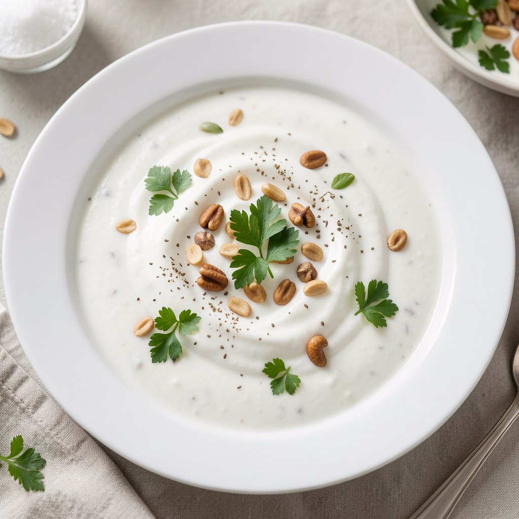 Szwajcarska zupa z jogurtu