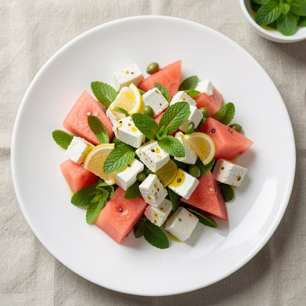 Odświeżająca sałatka arbuzowa
