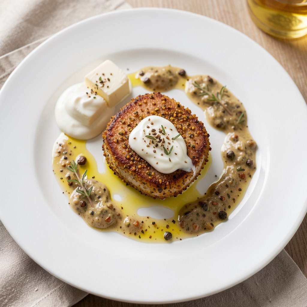 Tuńczyk panierowany w cytrynowym pieprzu