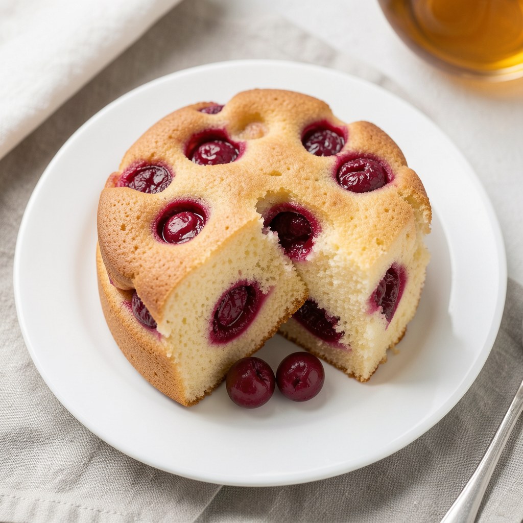 Ciasto biszkoptowe z czereśniami wg Babcigramolki