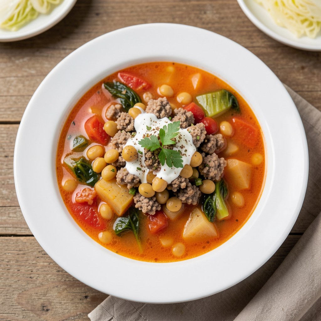 Jarzynowy kociołek Niani