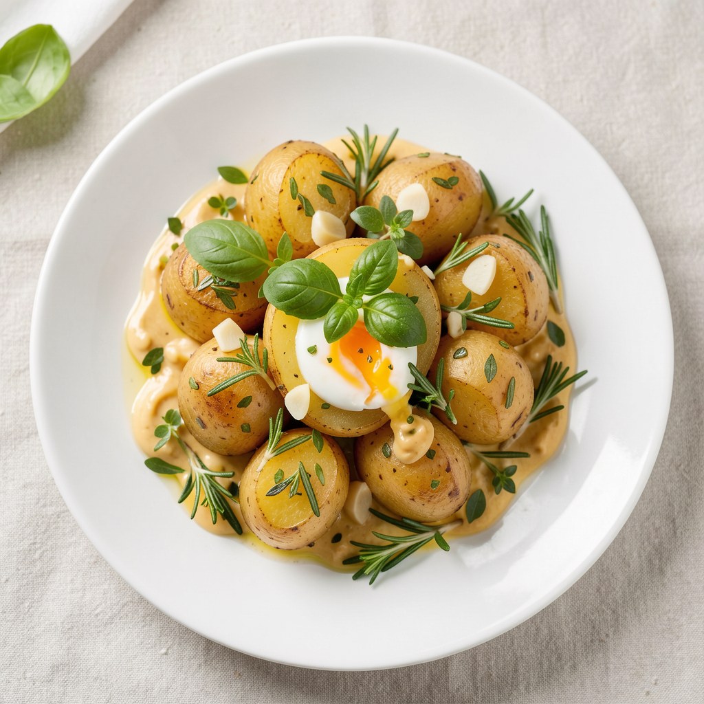 młode ziemniaczki w ziołach