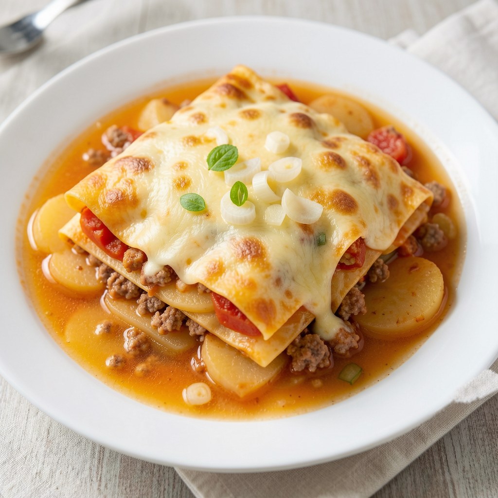 lasagne z ziemniaków