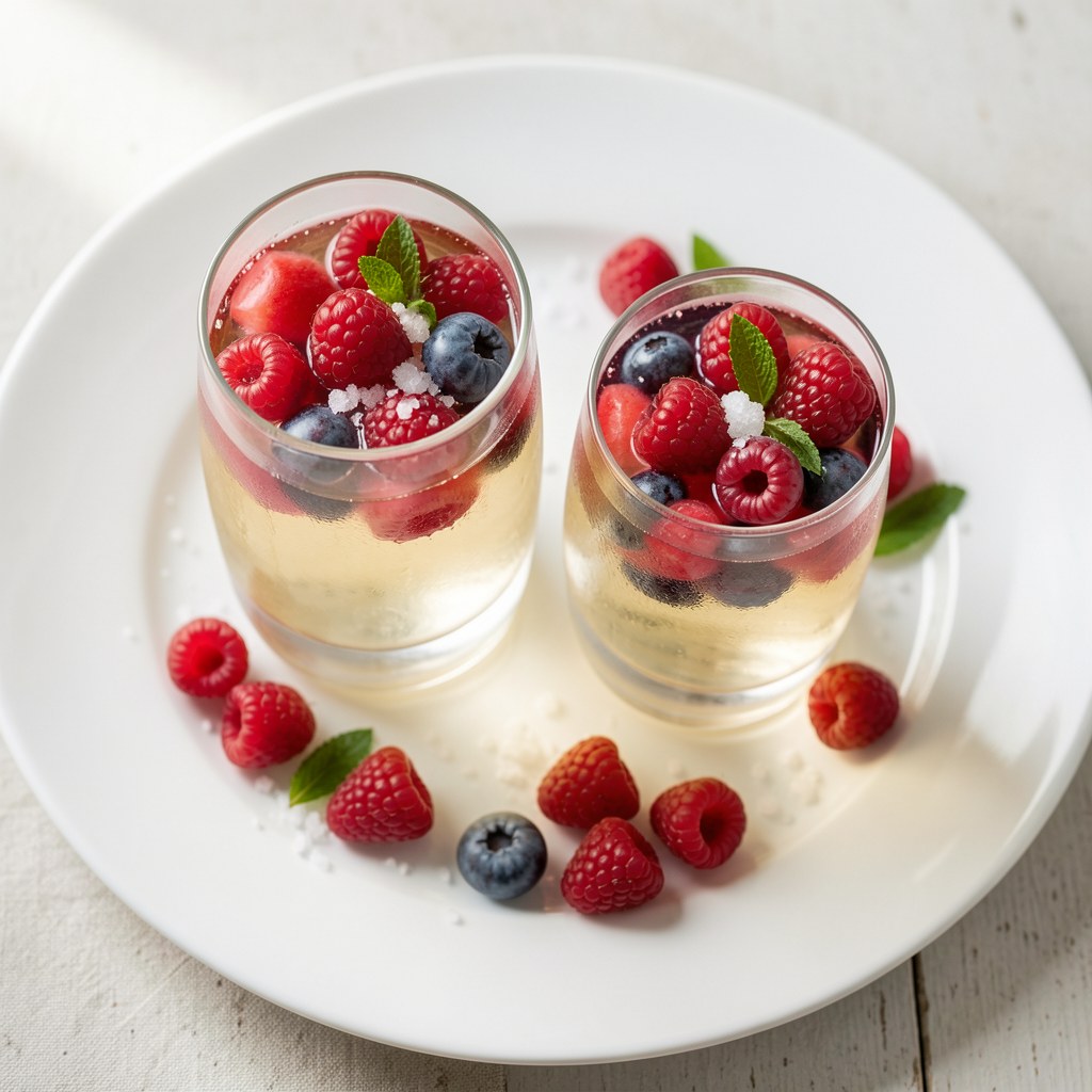 napój z sezonowych owoców