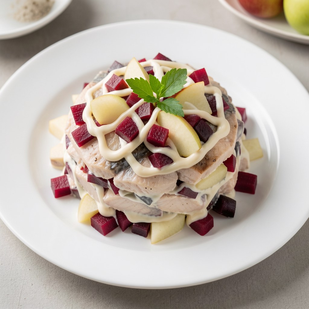 śledź pod kołdrą