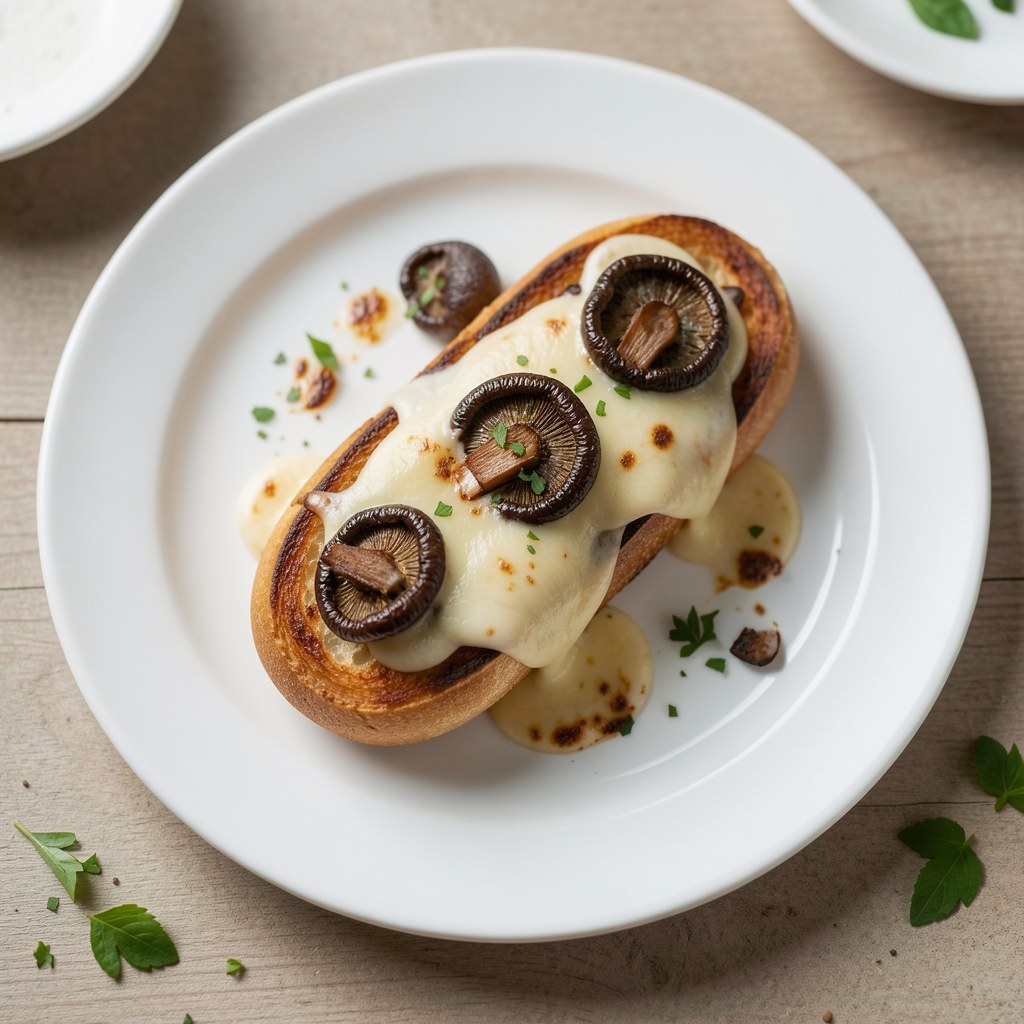 Zapiekanaka z pieczarkami