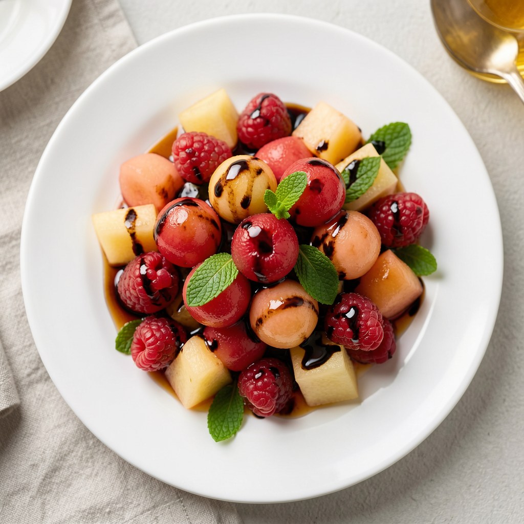 truskawki z octem balsamicznym