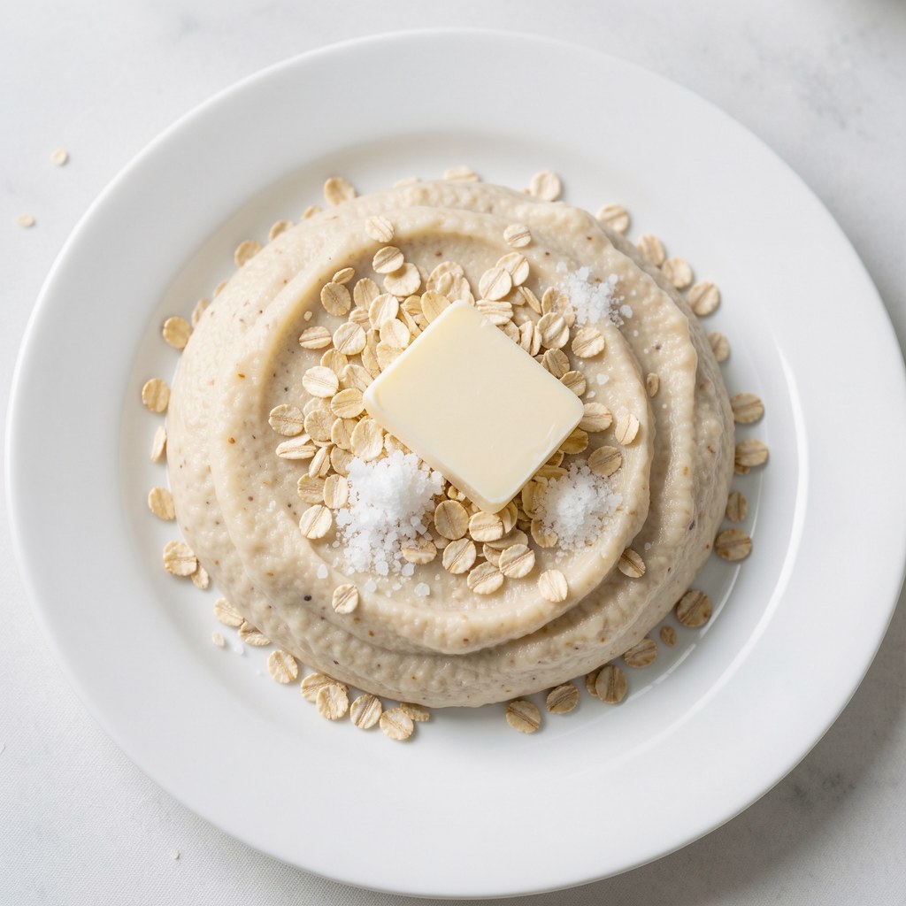 kleik z płatków owsianych na wodzie