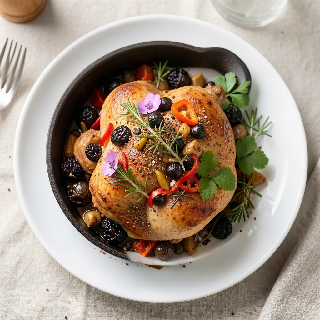 Kurczak na dziko z garnka rzymskiego