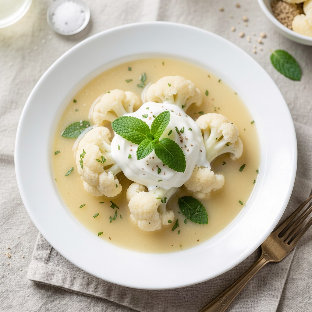 Mintaj z sosem i kalafiorem