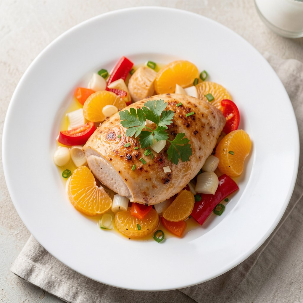 Kurczak z grejpfrutem