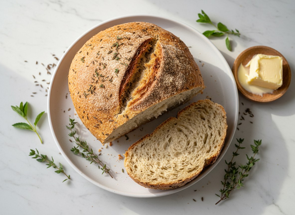 Aromatyczny chleb ziołowy