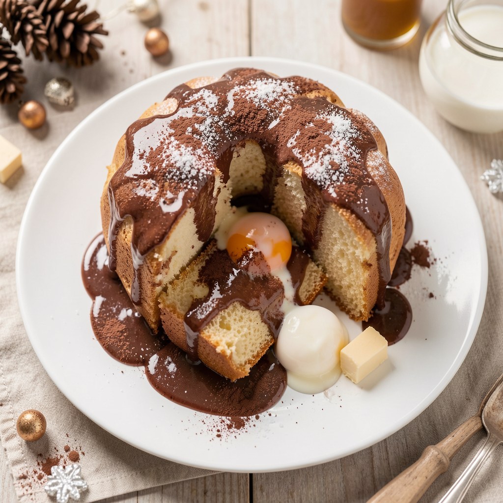 Babka z polewą rumową