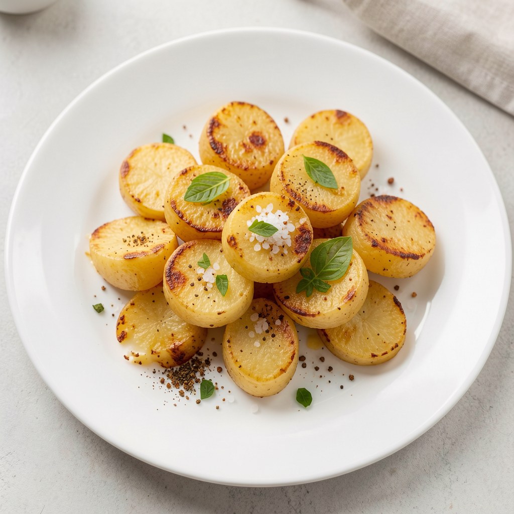 Młode ziemniaczki odsmażane na maśle