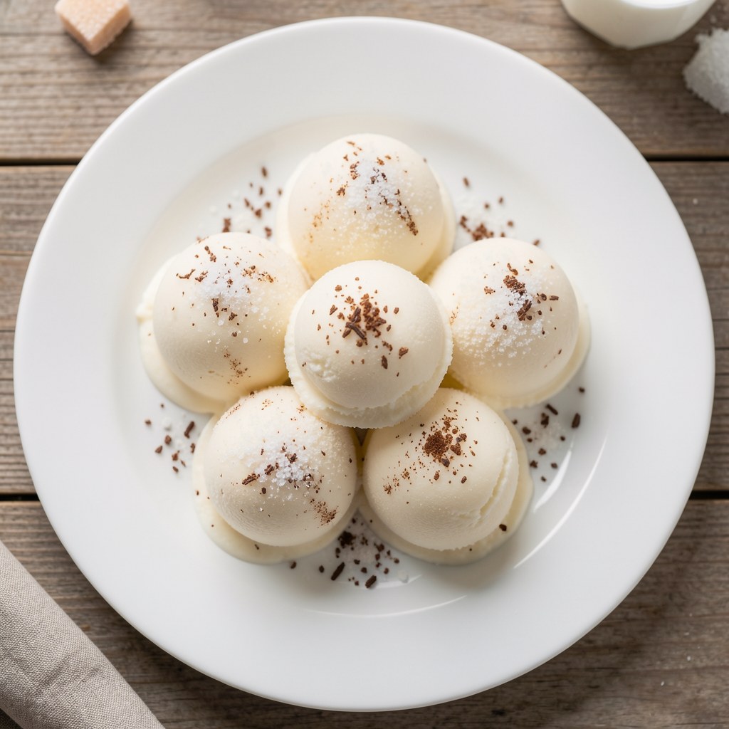 Lody waniliowe domowej roboty