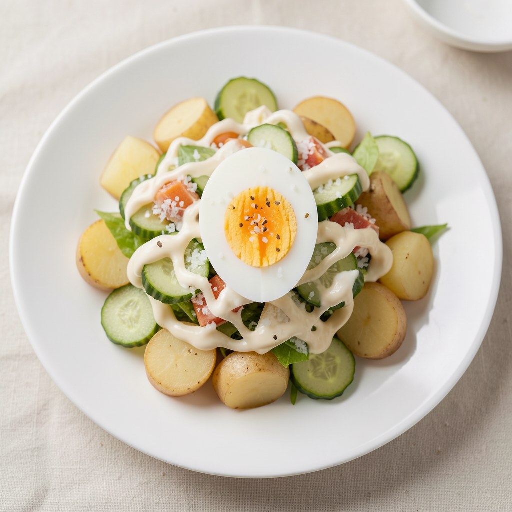 Sałatka z porów i jajek