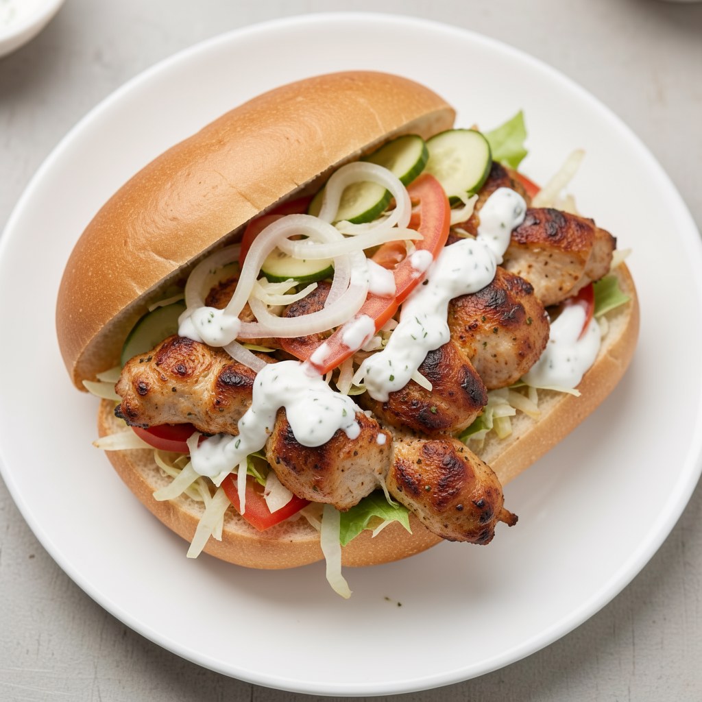 Kebab w bułce