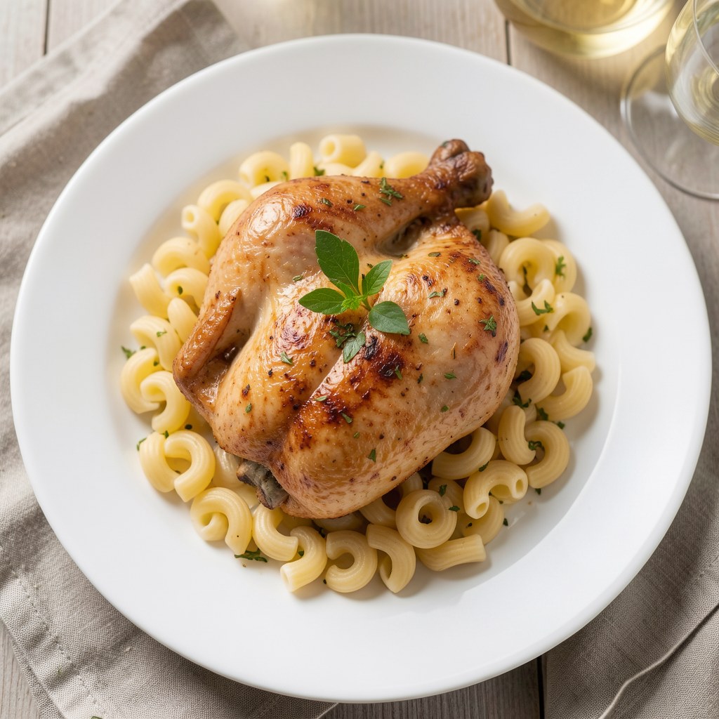 Kurki duszone w winie