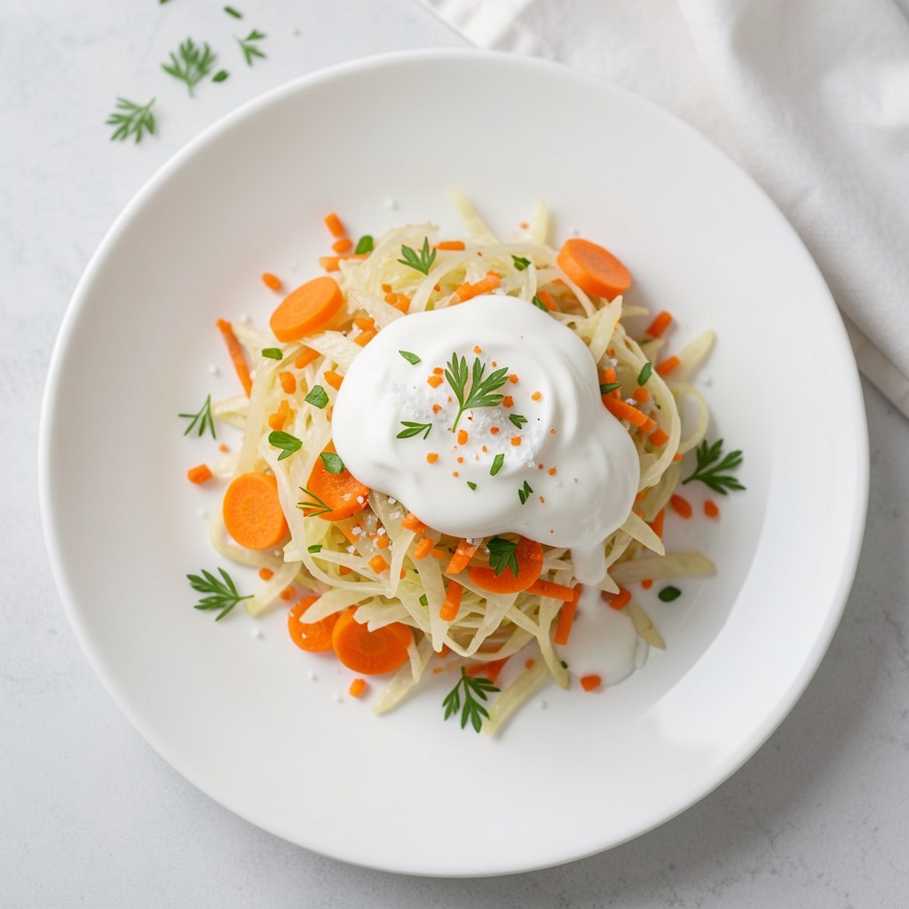 Surówka z młodej kapusty