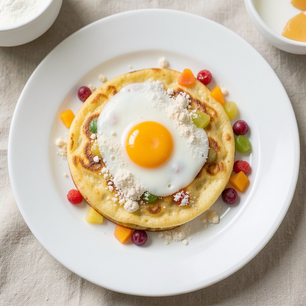 Miniomlet z owockami dla maluszków