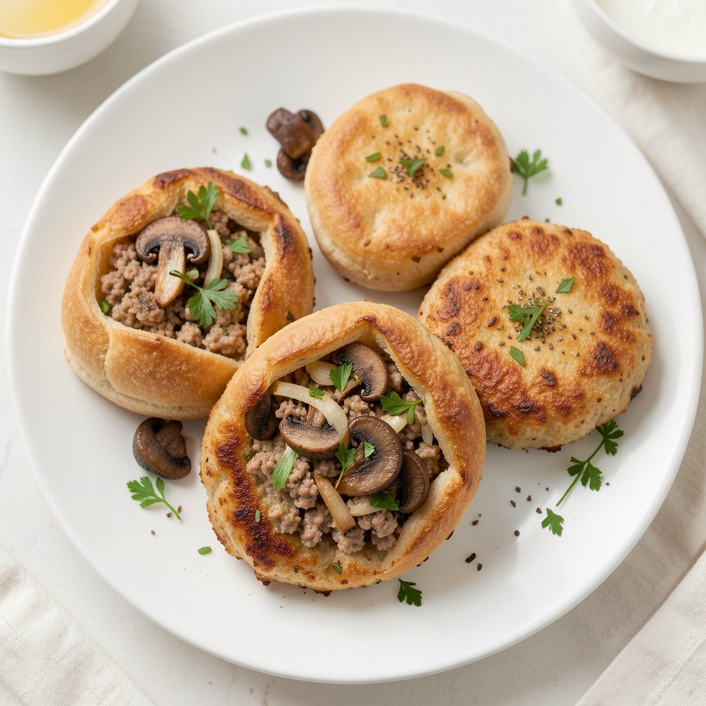 Kotlety z pieczarkami