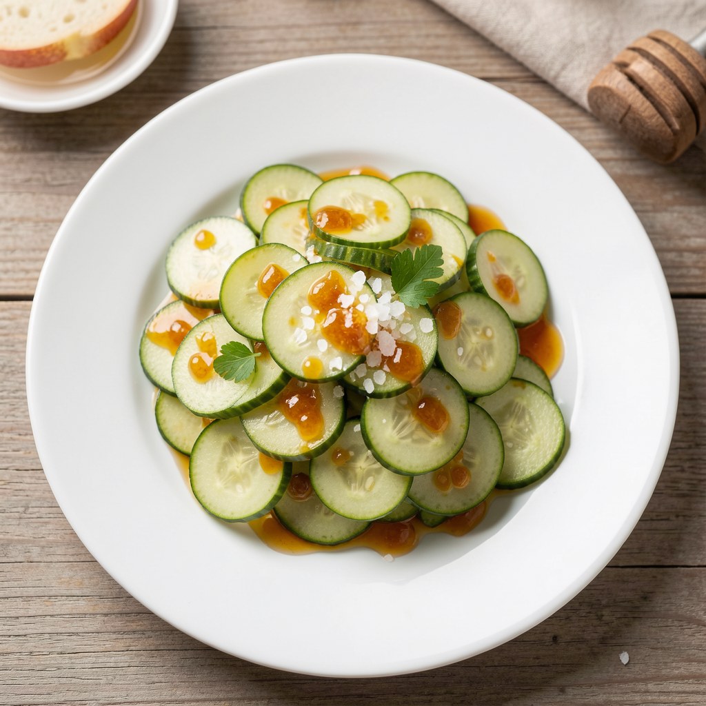 Mizeria z ogórków po węgiersku