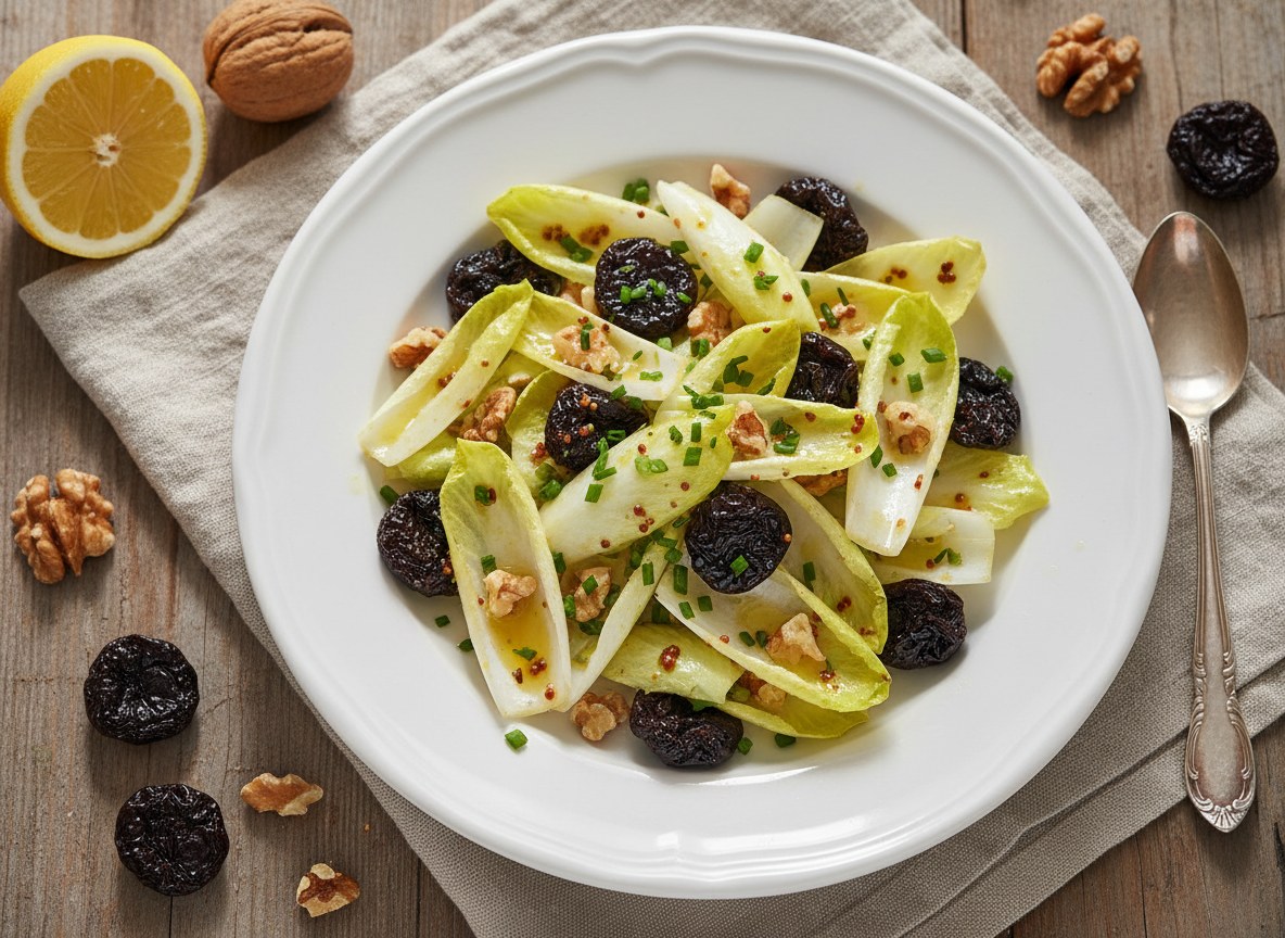 Surówka z cykorii z orzechami