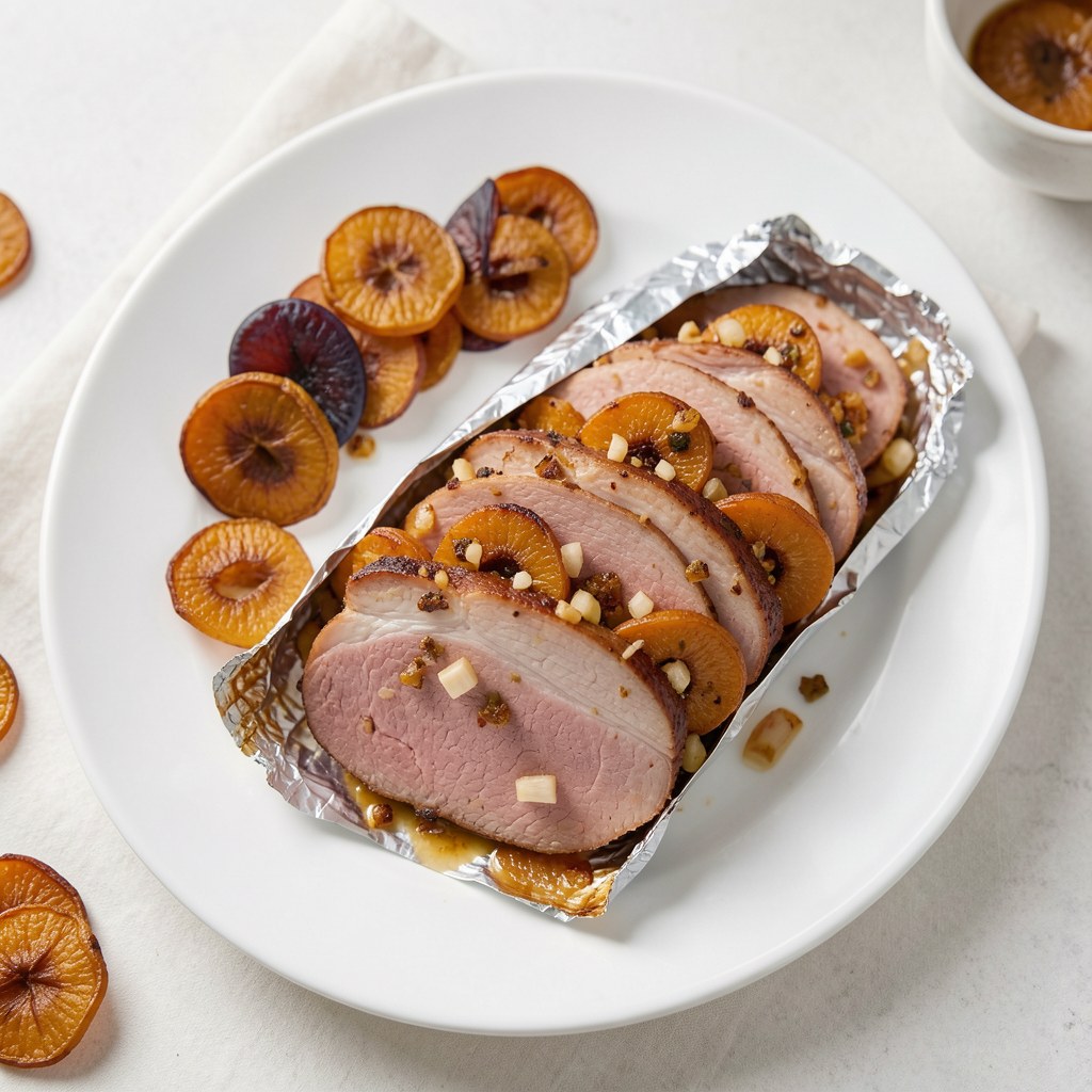 Szynka ze śliwkową niespodzianką