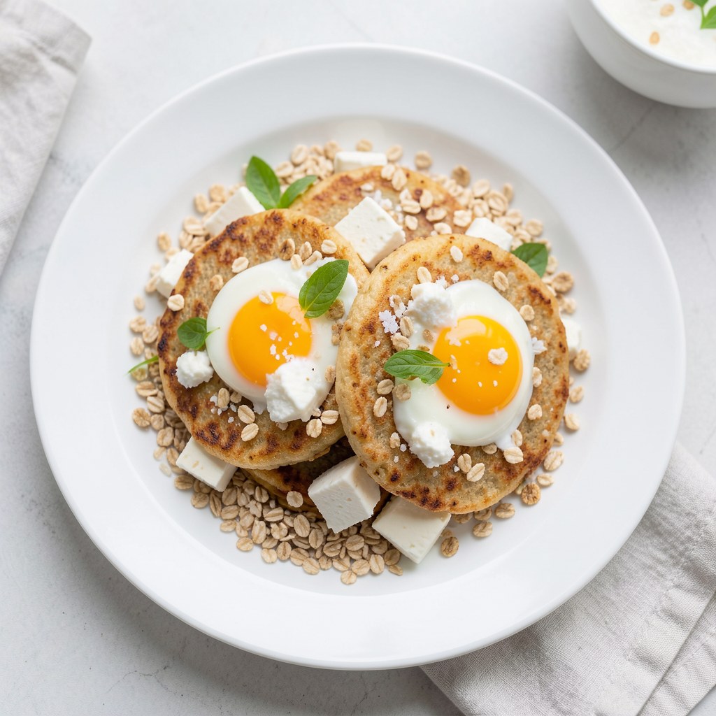 Placuszki owsiane (przepis podstawowy)