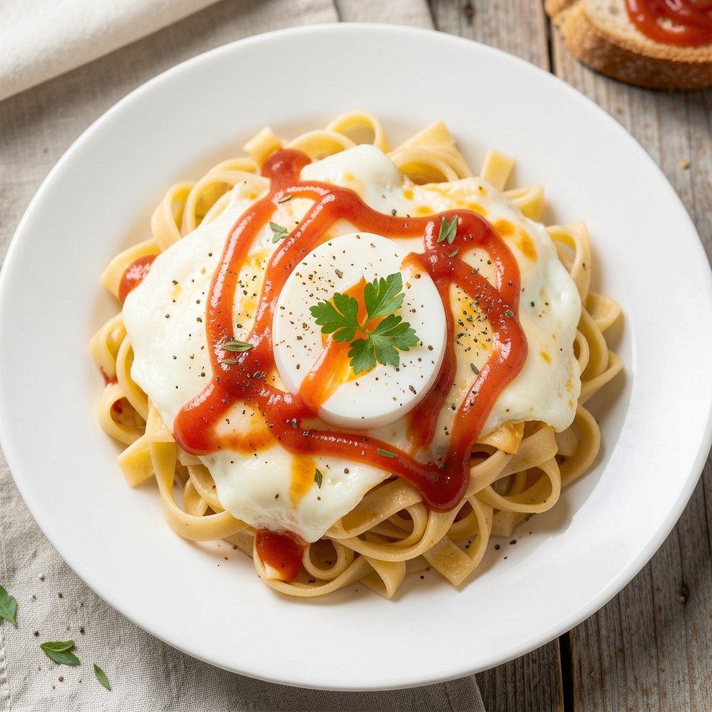 Pasta jajeczna z serkiem topionym