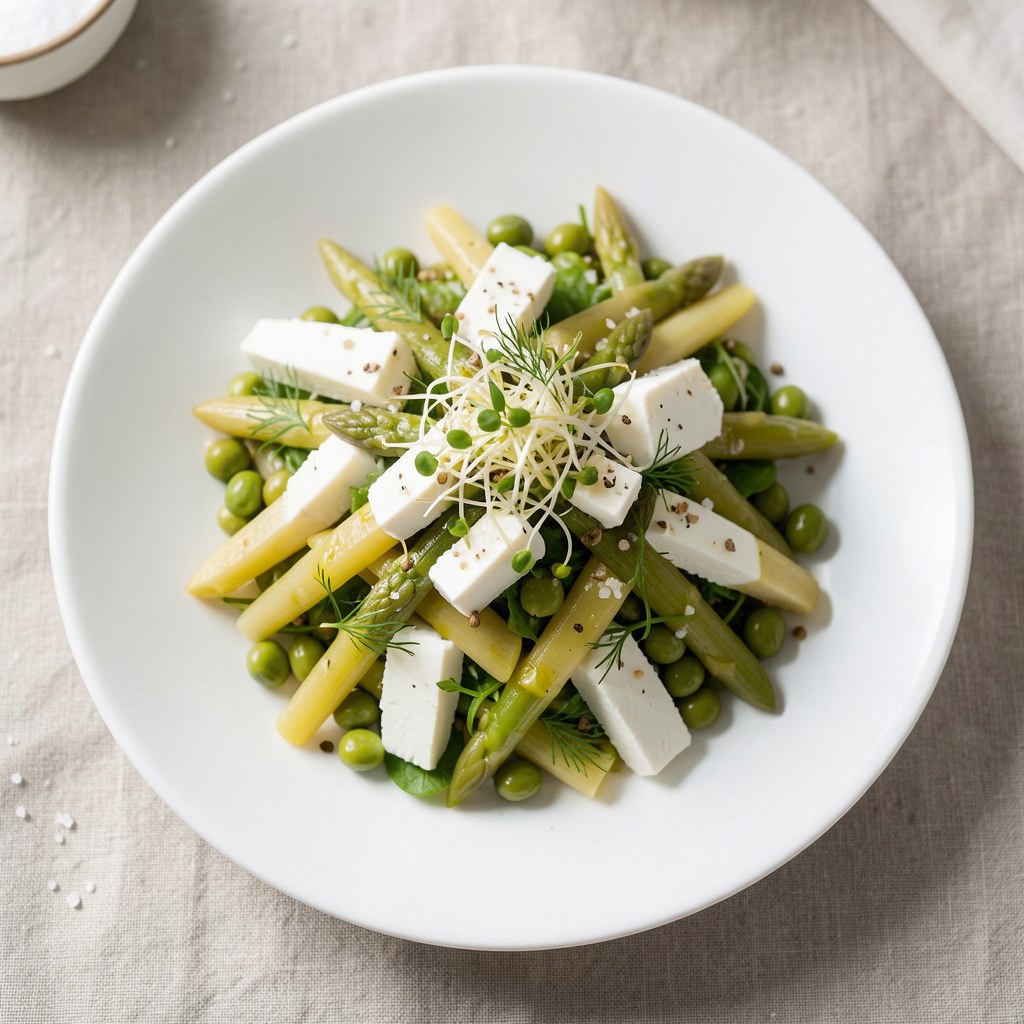Sałatka z fasolką szparagową