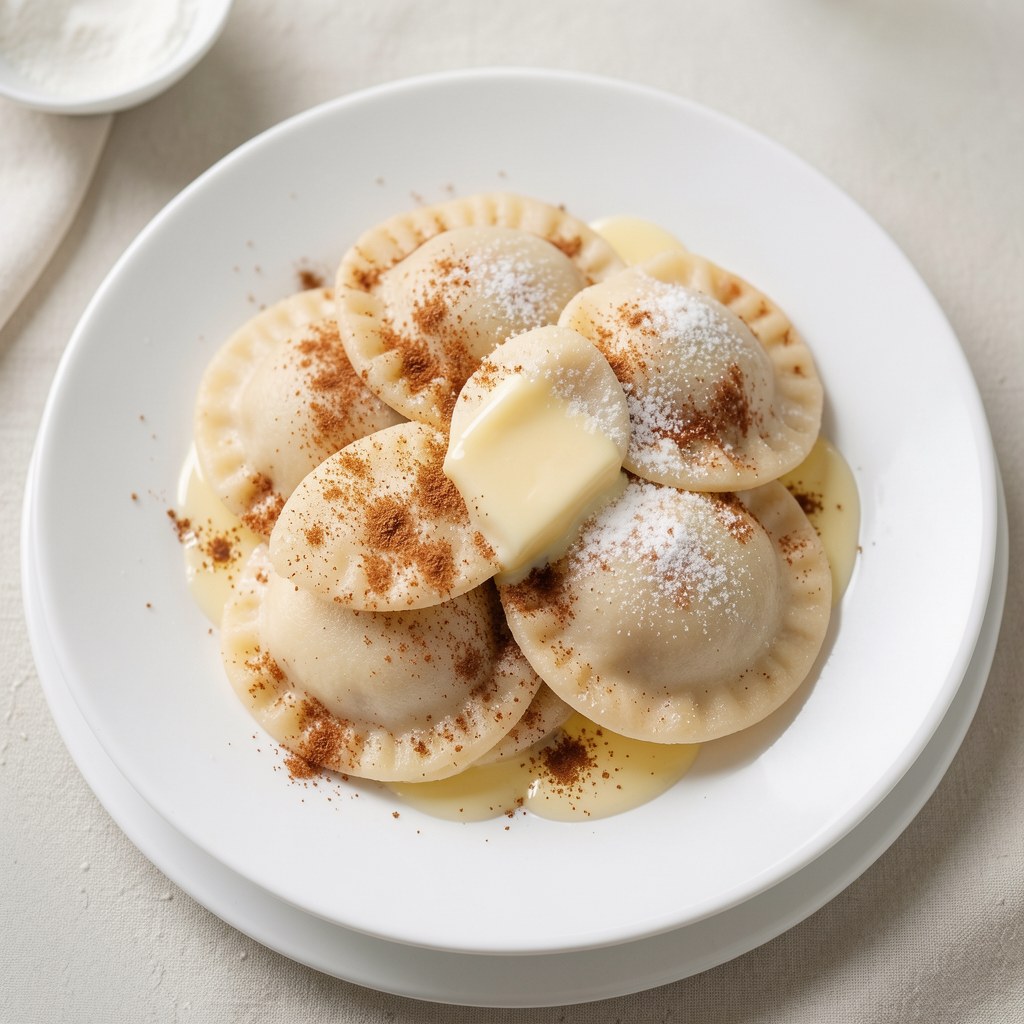 Pierogi z serem i cynamonem