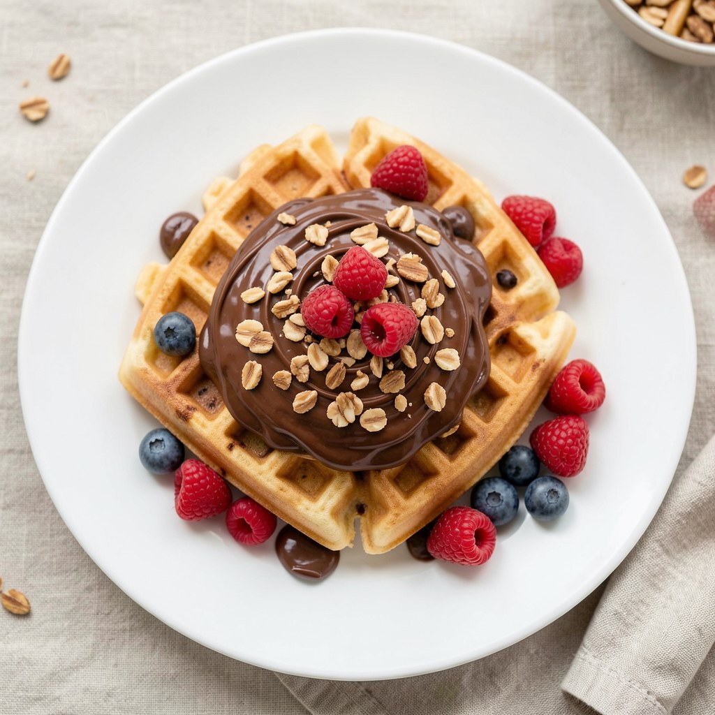 Wafle z nutellem