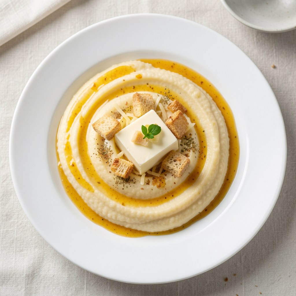 Puree ziemniaczane z grzan kami