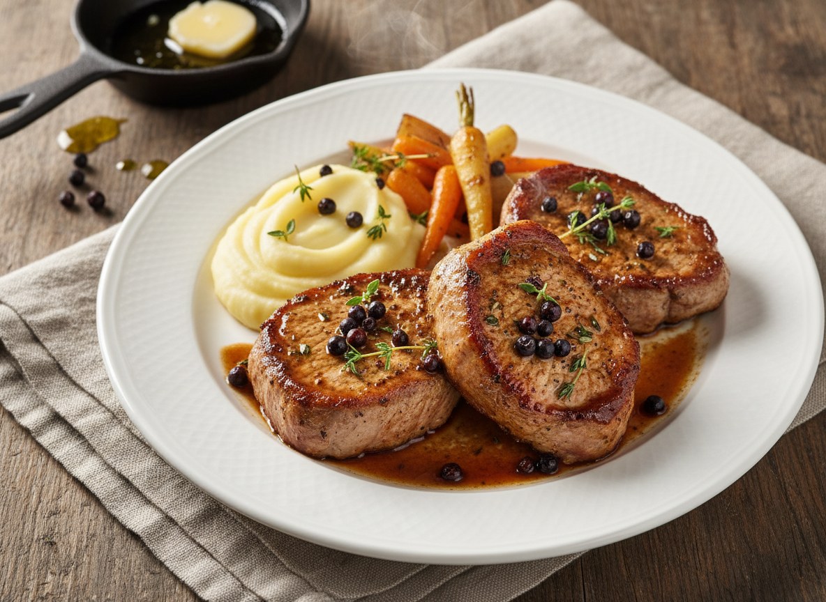 Steki wieprzowe na „dziko”