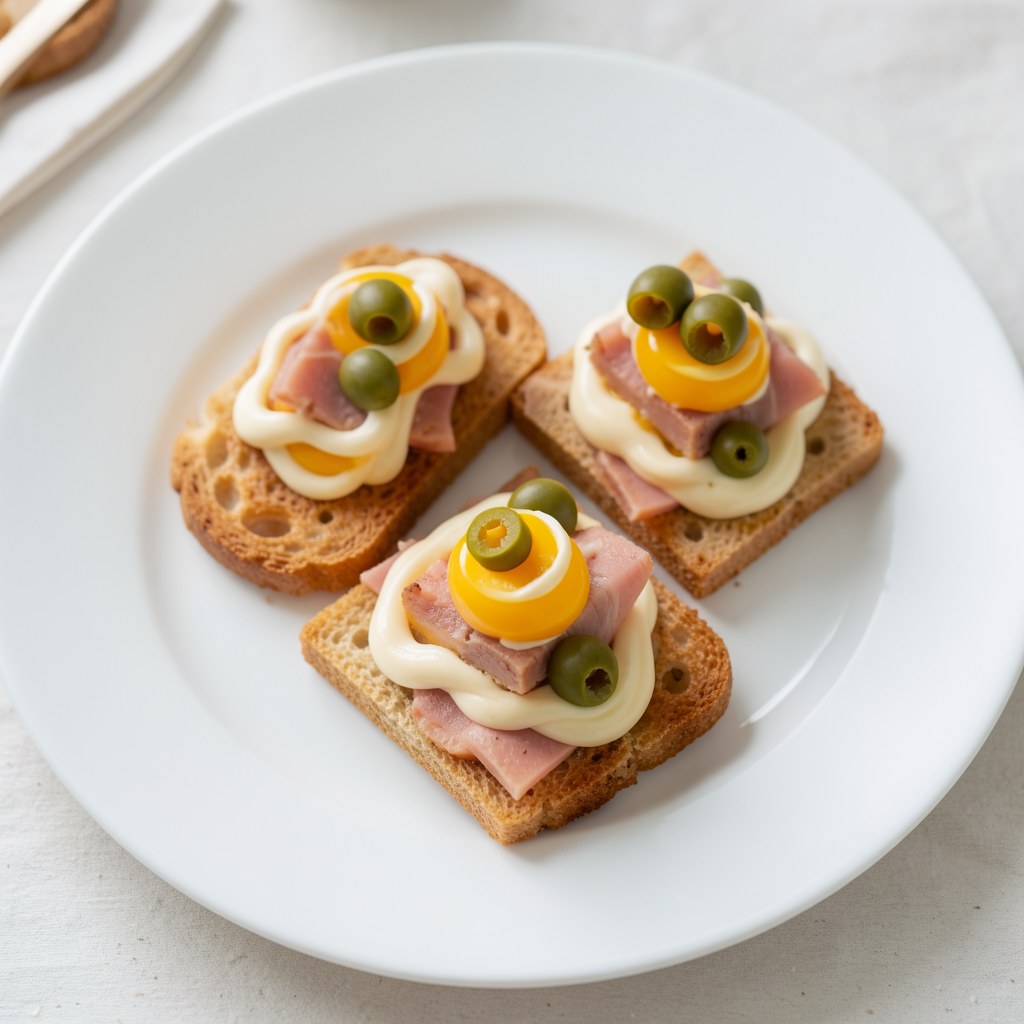 Koktajlowe kanapeczki na sucharkach