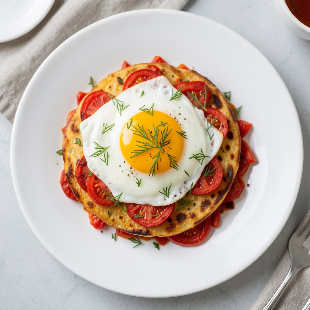 Jajecznica z pomidorami