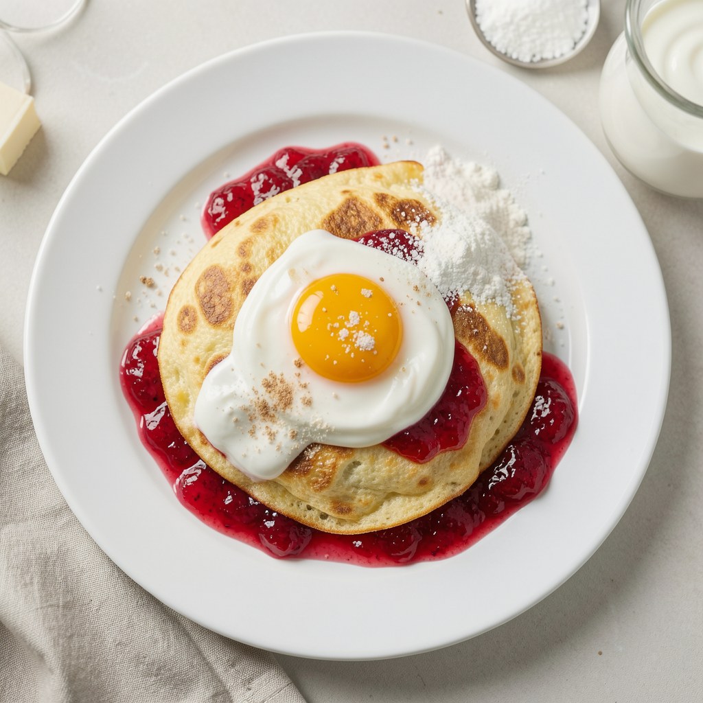 Omlet z dżemem