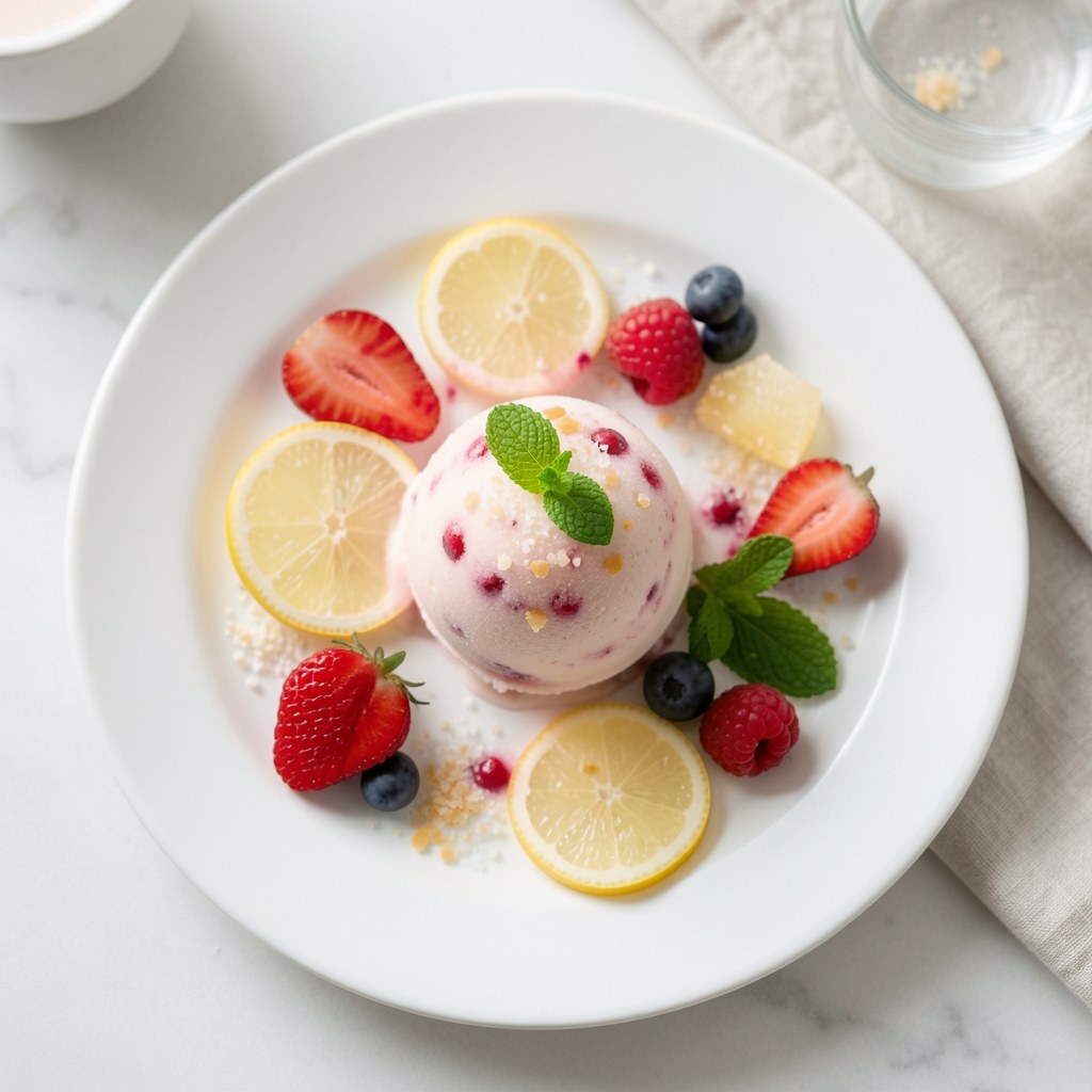 Owocowy sorbet