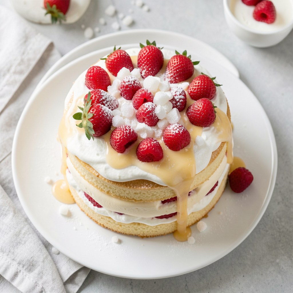 Tort truskawkowy (Strawberrycake)