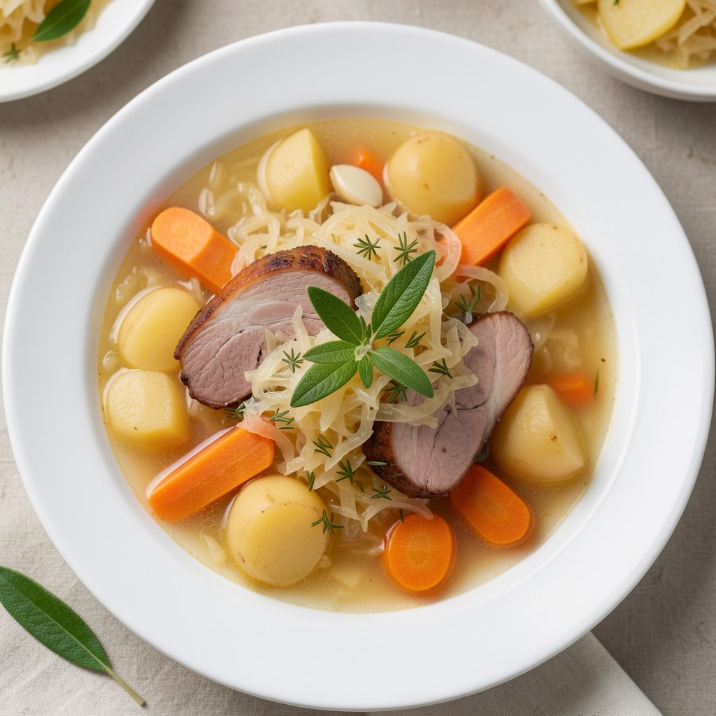 Kapuśniak z kiszonej kapusty