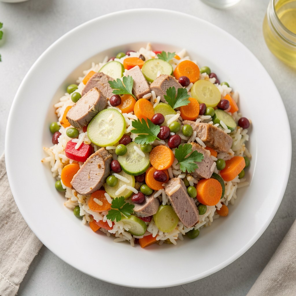 Ryż zapiekany z warzywami