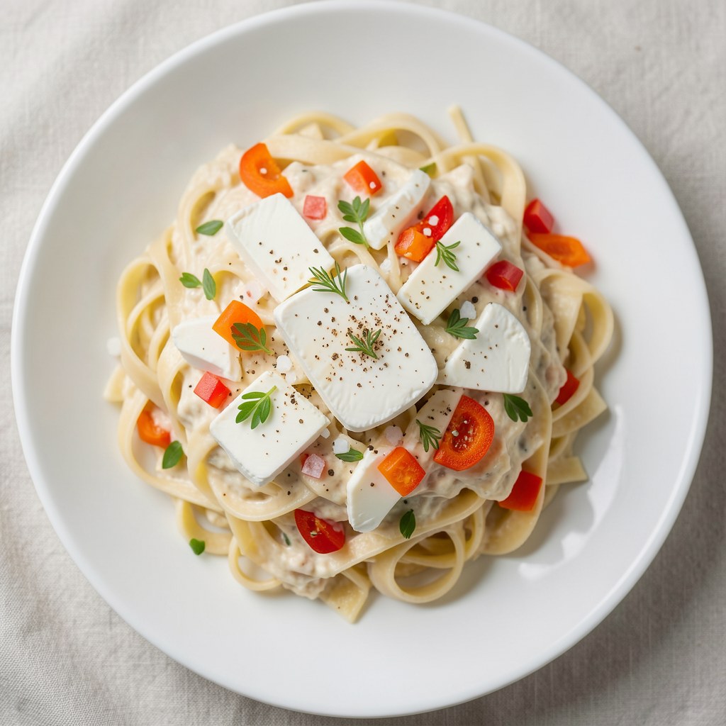 Pasta z sera camembert