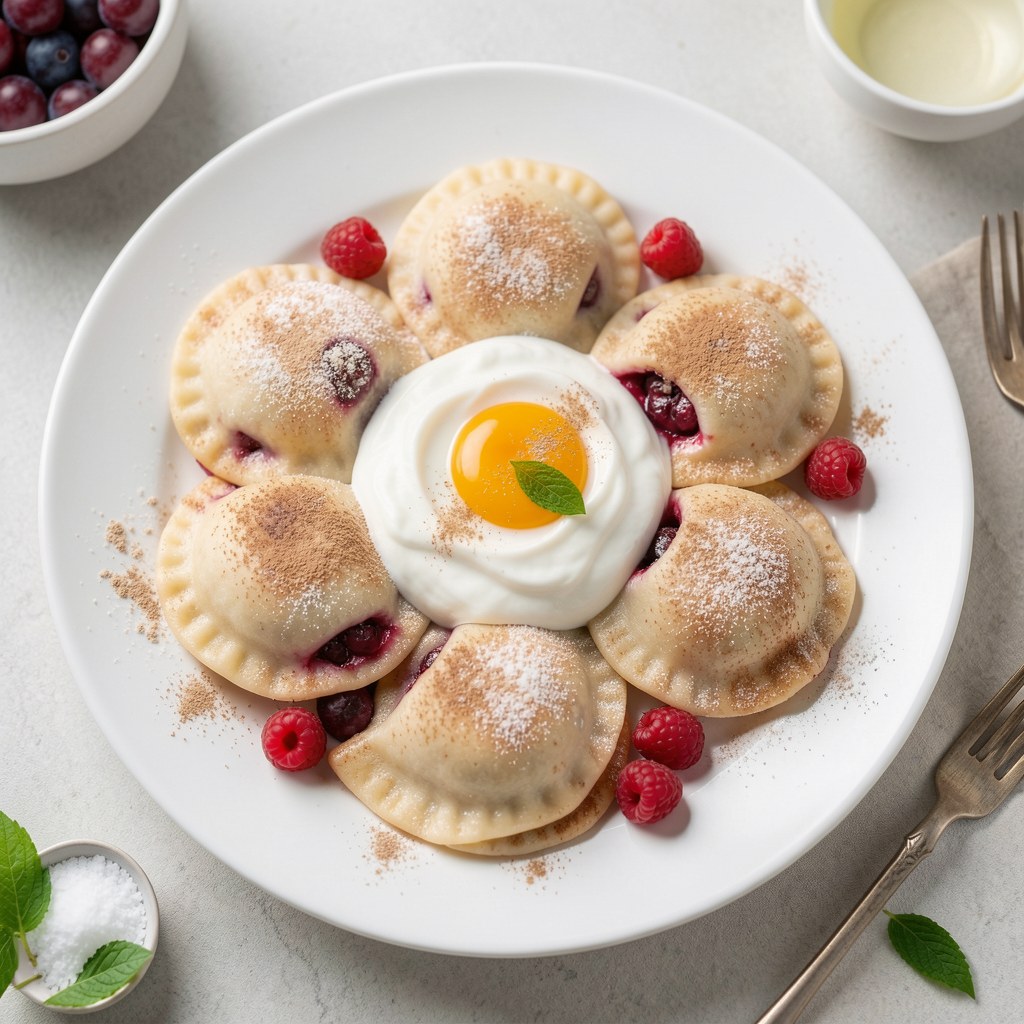 Pijane pierogi jagodowe