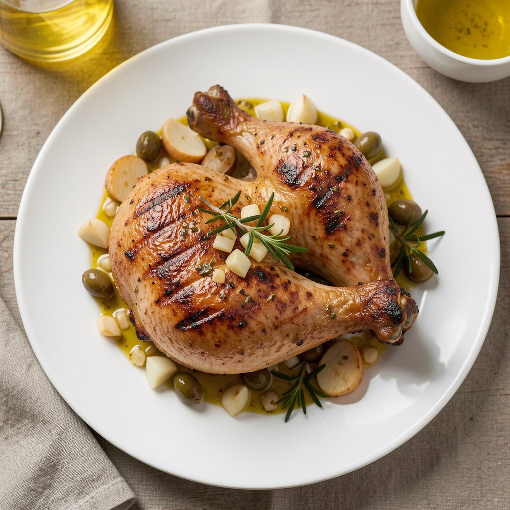 Udka z kurczaka grillowane