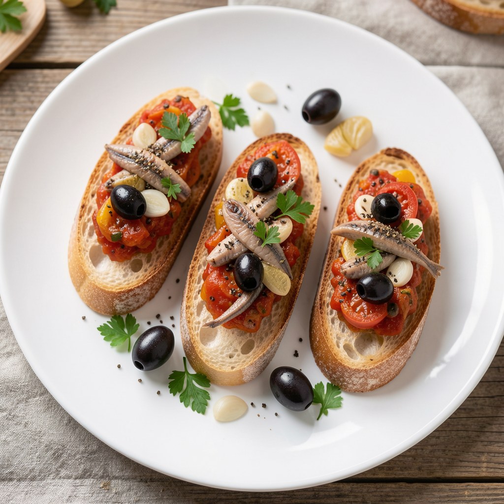 Bruschetta anchois