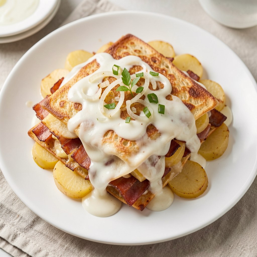 zapiekanka z boczkiem