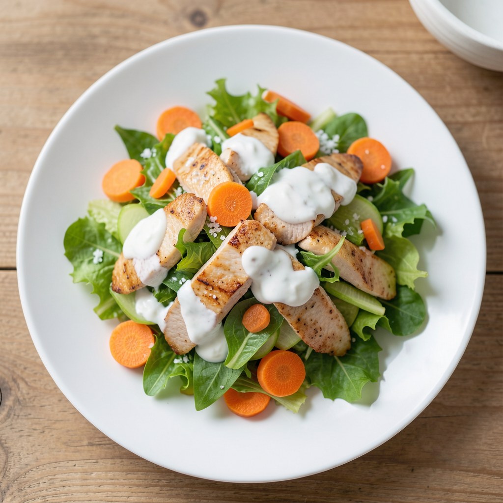 Sałatka z selerem i kurczakiem