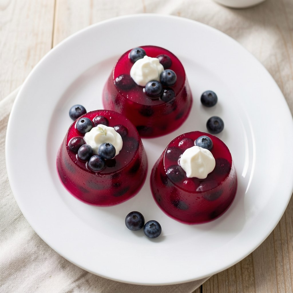 Kisiel z owocami z kompotu